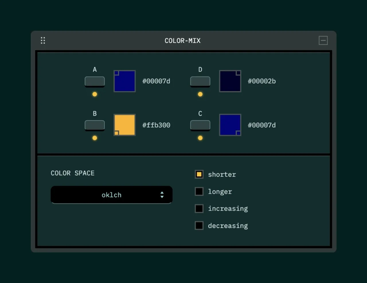 「COLOR-MIX」のスクリーンショット